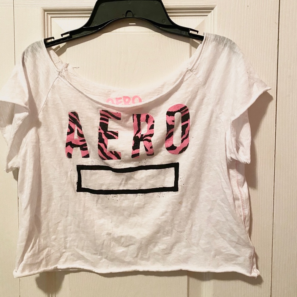 white croptop